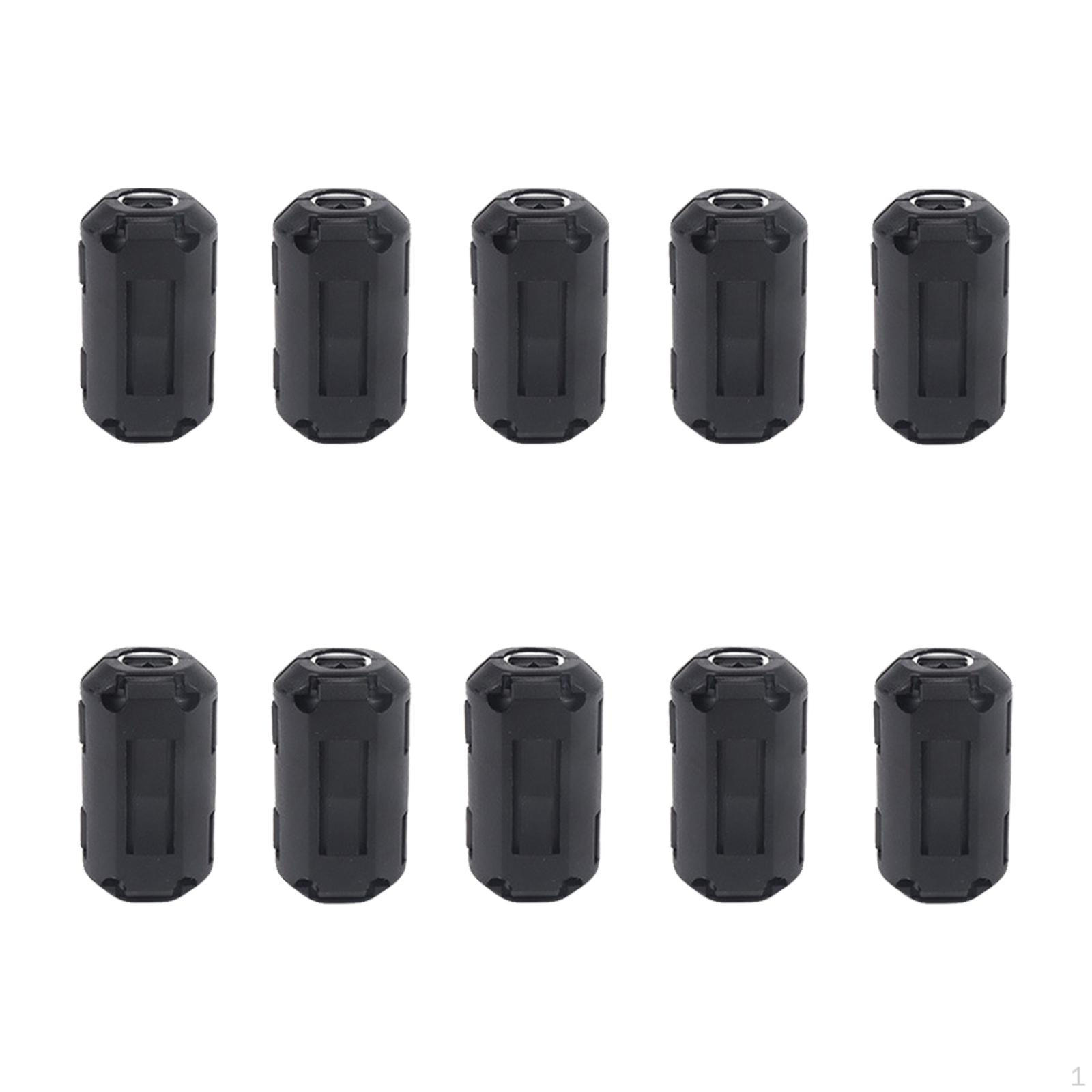 

10 шт., зажимы для катушек, шумоподавитель, ферритовый сердечник, динамик, аудио-видео