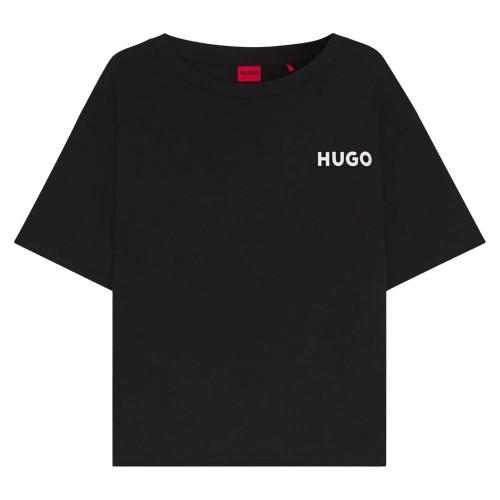 Hugo Womens/Ladies Unite Contrast Logo Pyjama Top