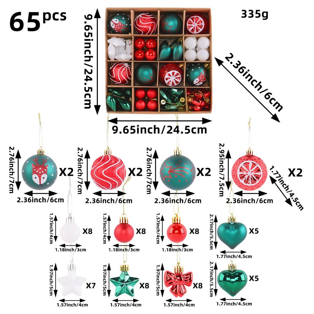 Party Ornaments Set Glitter Holiday Tree Decorations Christmas Ball Set Frosted Christmas Ball Ornaments For Garlands Indoor