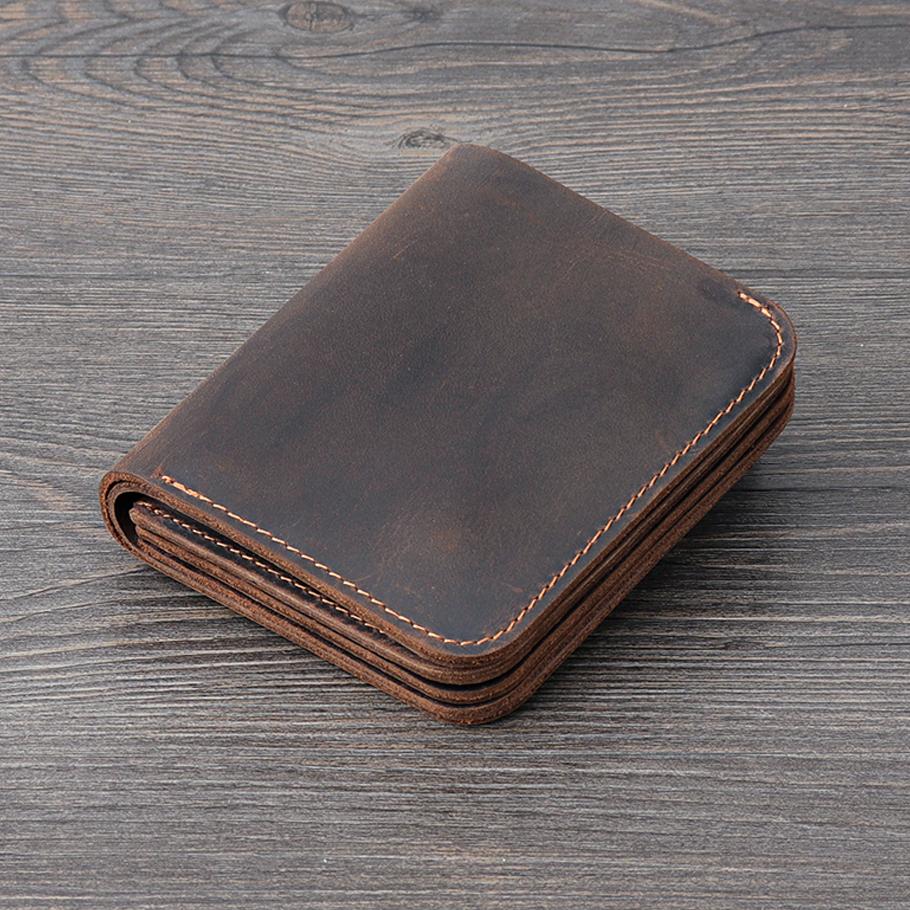 Новый мужской кожаный кошелек — фото 4