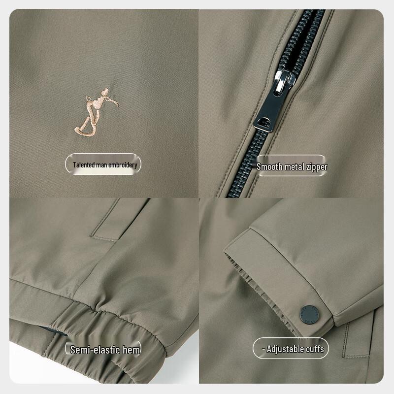 Caizi Men's Slim Fit Casual Jacket