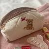 women's cosmetic bag Teddy Bear makeup bag Makeup storage bag Cartoon print makeup bag trousse fashion maquillage femme