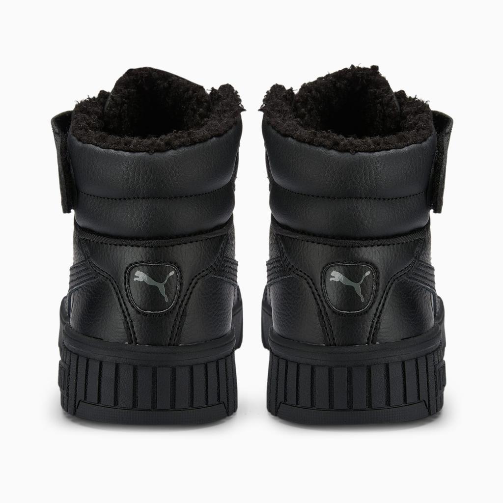 Women's/Youth Winter Shoes Puma Carina 2.0 MID WTR JR High Top Sneakers Black (387380-01)
