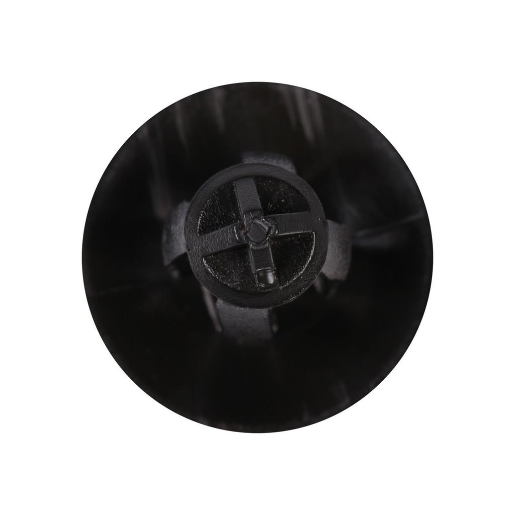 ECF2267 10 Pieces Trim Panel Retainer for VW  Black Nylon Head Diameter: 18mm Stem Diameter: 8.7mm Stem Length: 16.1mm