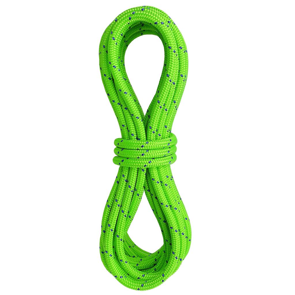 GM CLIMBING CE UIAA Certified Double Blade Construction 6mm Accessory Cord Polyester 6M Cut Florescence Green