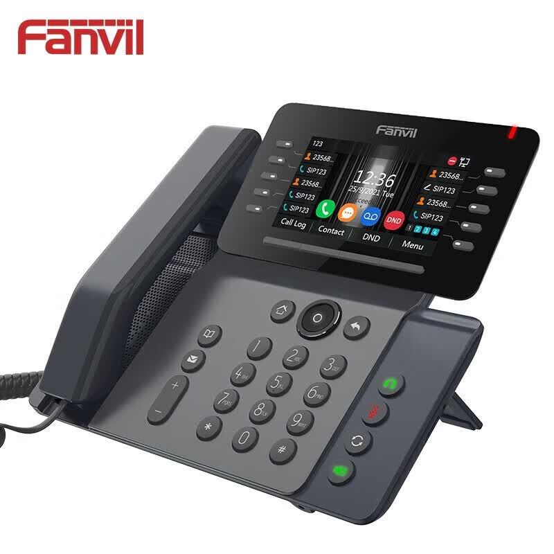 Fanvil V65 IP SIP Phone with 4.3-inch Color Screen CN Plug (adapter Included)