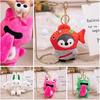 Flying Penguin Rabbit Plush Toy Keyring With Adorable Faces
