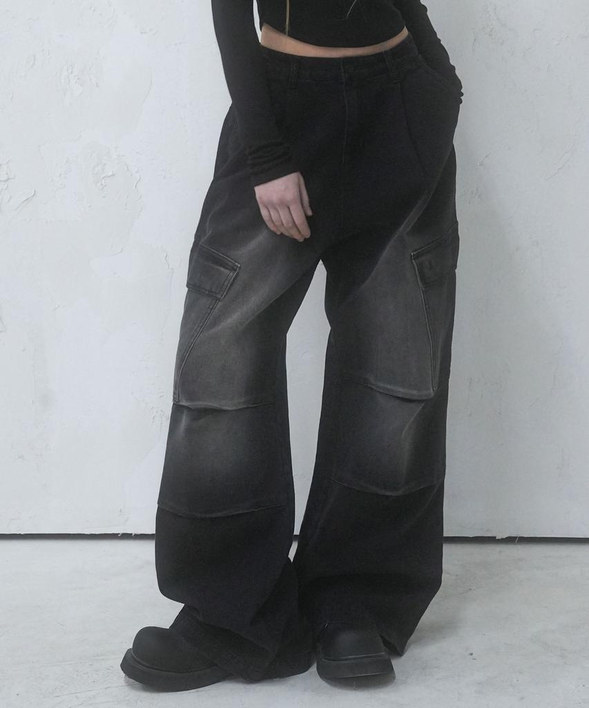 AVANDRESS Side Big Cargo Pants Camo