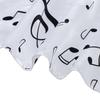90*90Cm Fashion Luxury Silk Scarf Women Brand Designer Music NOTE Square Silk Shawls Pashmina Ladies Wraps Scarves