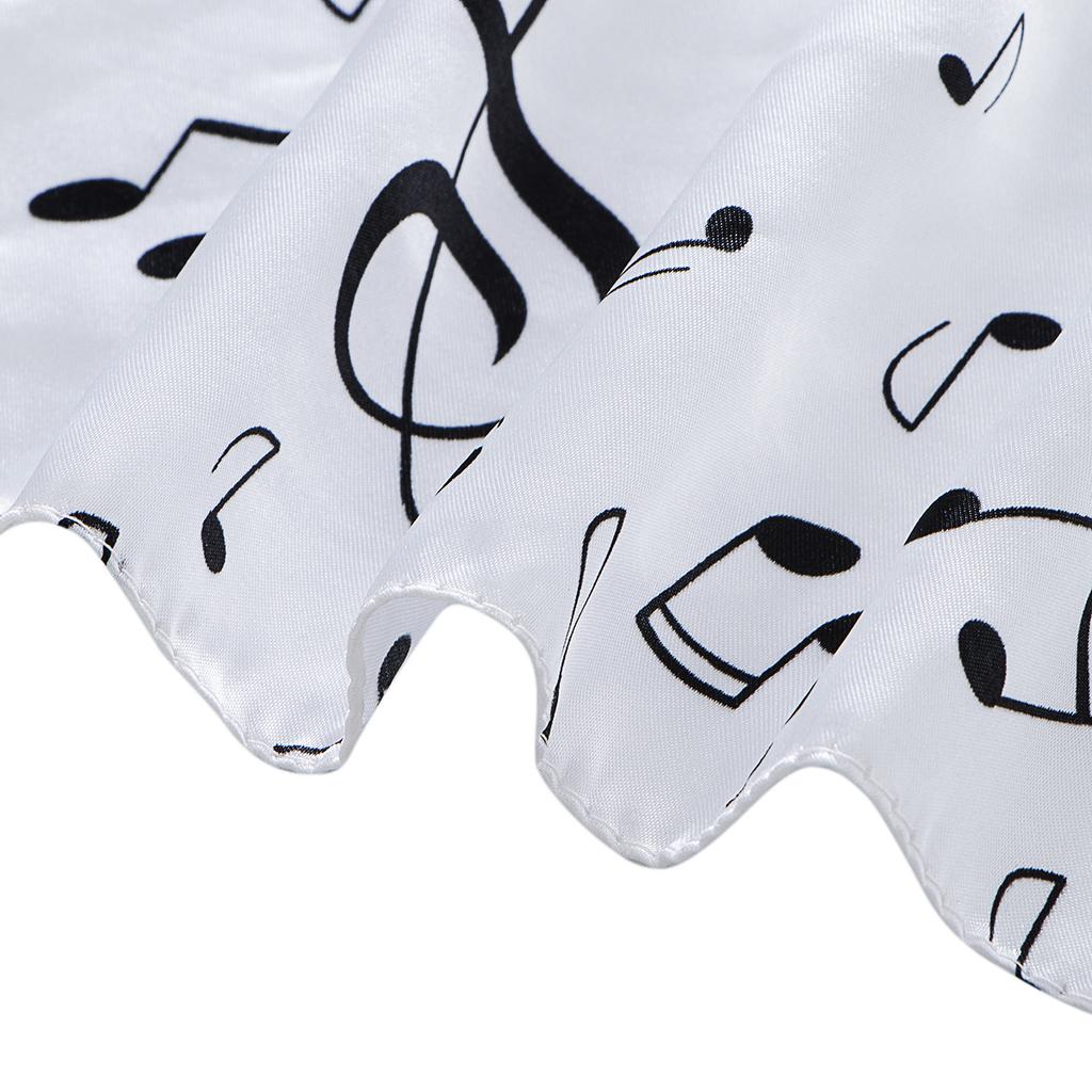 90*90Cm Fashion Luxury Silk Scarf Women Brand Designer Music NOTE Square Silk Shawls Pashmina Ladies Wraps Scarves