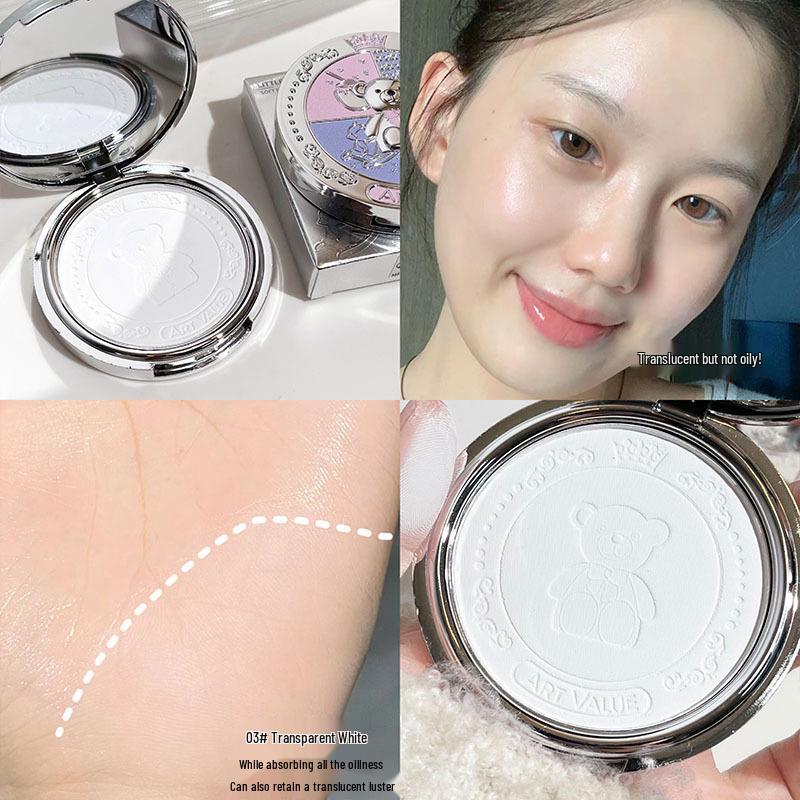 ART VALUE Teddy Bear Knight Waterproof Matte Translucent Loose Setting Powder