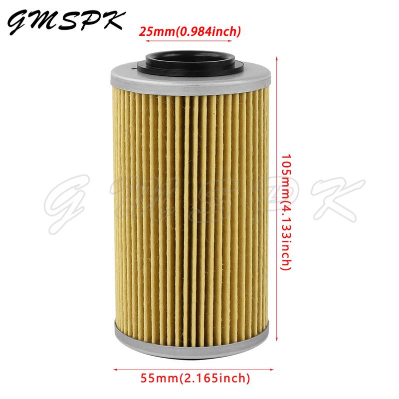 1/2/4/6PCS Oil Filter Element Fit for Sea-Doo Wake Pro GTS RXT GTX GTI SE Limited RXP RXT IS X 4-Tec 130 155 185 215 255 230 260