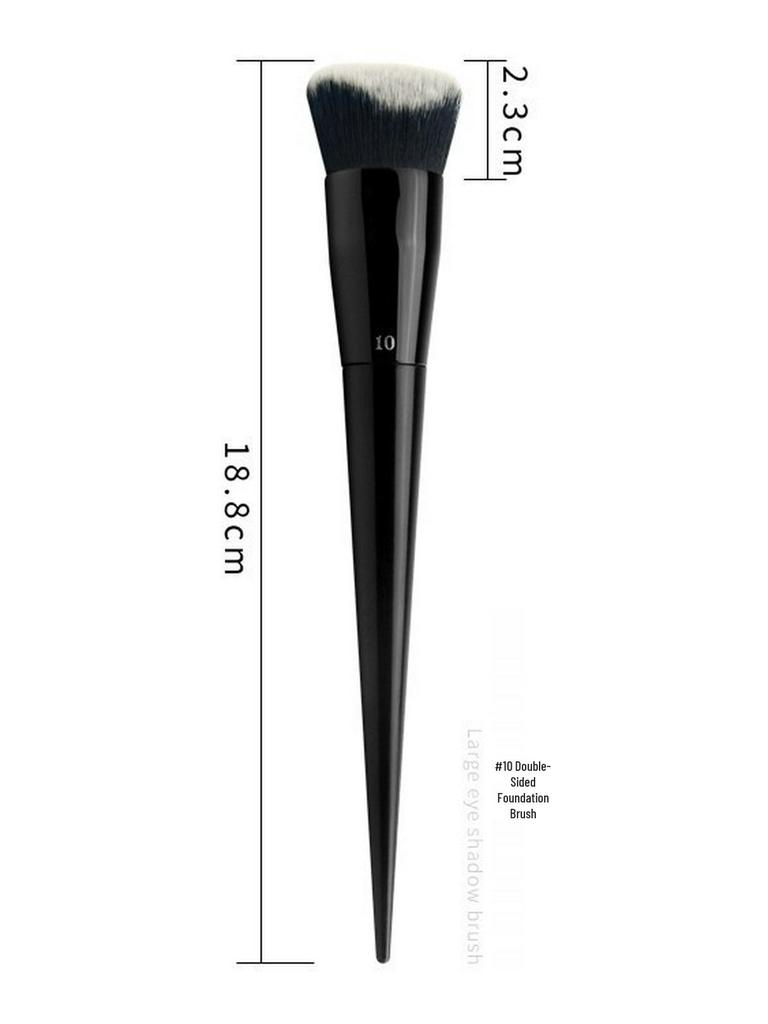 Pointed Tail 9-Piece Makeup Brush Set with Fiber Bristles