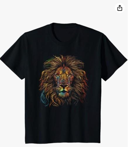 Leo Season Lion Graphic T-Shirt XXXL