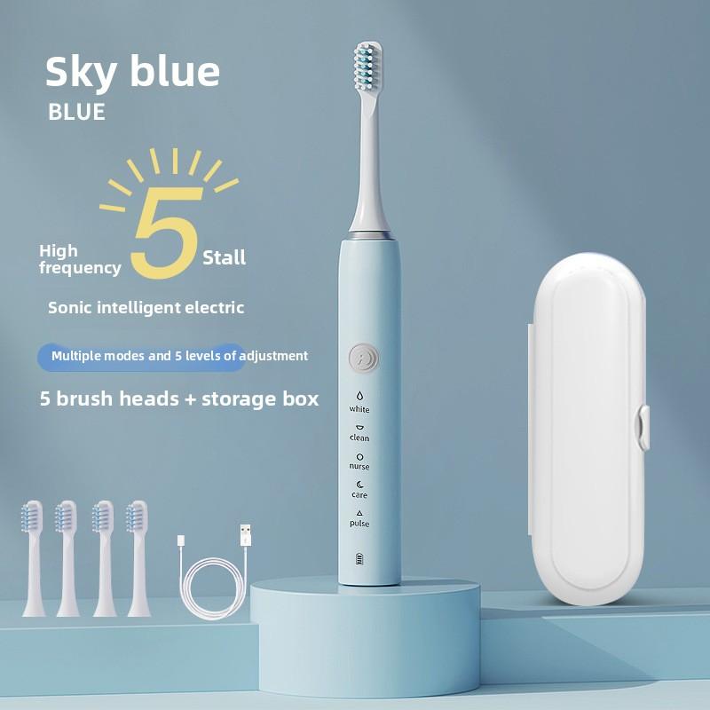 Electric Toothbrush Adult Sonic Scrubber Wireless Charging Scrubber Gifts Electric Toothbrush