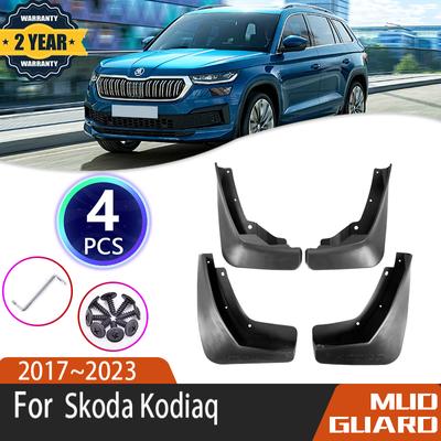 Car Mudguards For Skoda Kodiaq Accessories 2022 2017~2023  Car MudFlap Guard Splash Flap Fenders Auto Mud Flaps