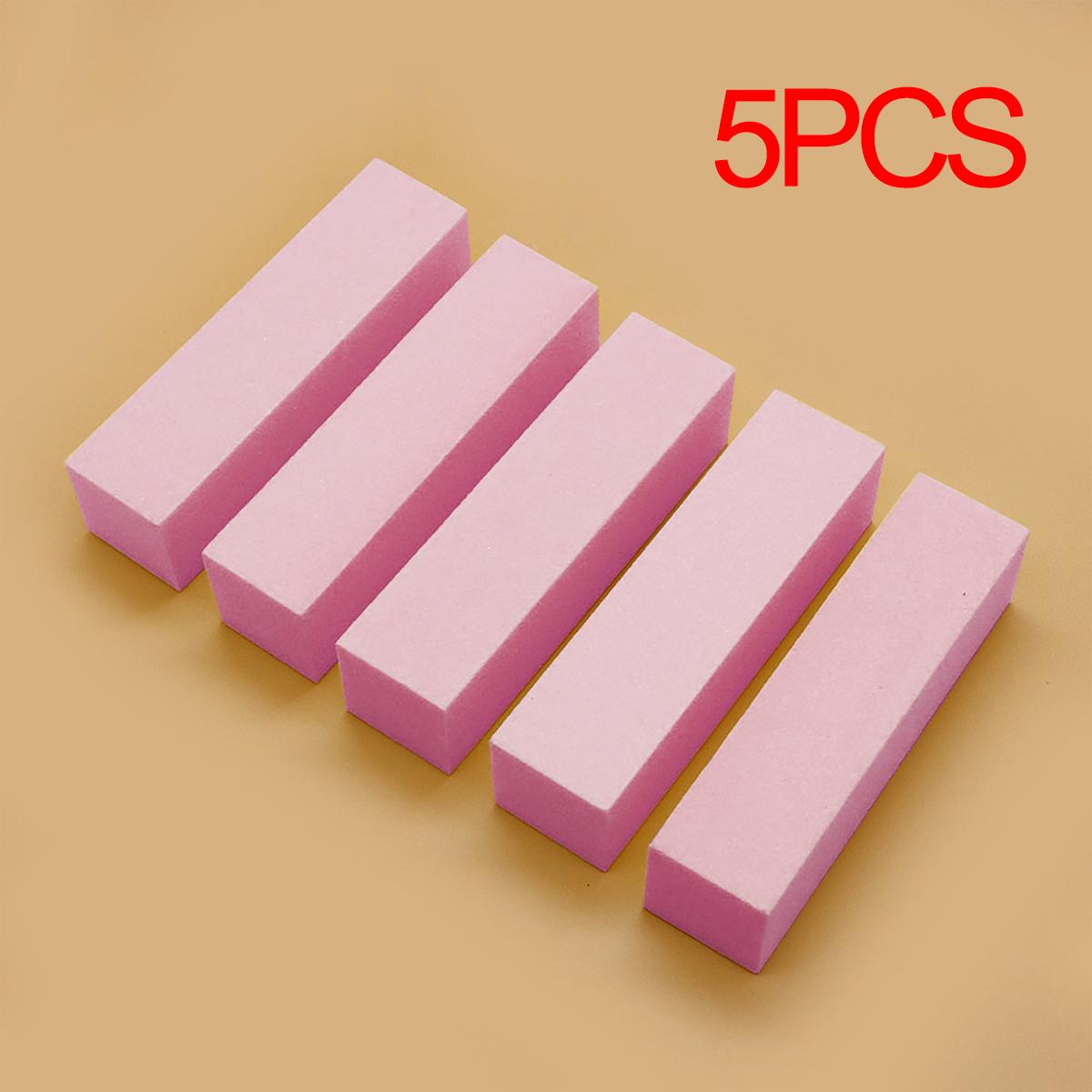 

LINMANDA 5/10Pcs White Nail Buffer Block 4 Way Professional Nail Files and Buffer Sanding Tools for Gel Natural Acrylic Nails