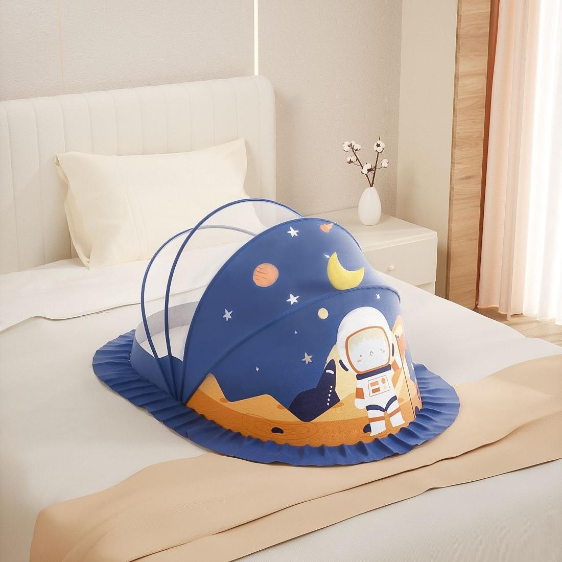 

Baby crib mosquito net, specialized for newborns, full-cover magic tool, universal for children, foldable, light-blocking and mosquito-proof cover Small Size（Suitable0-1.