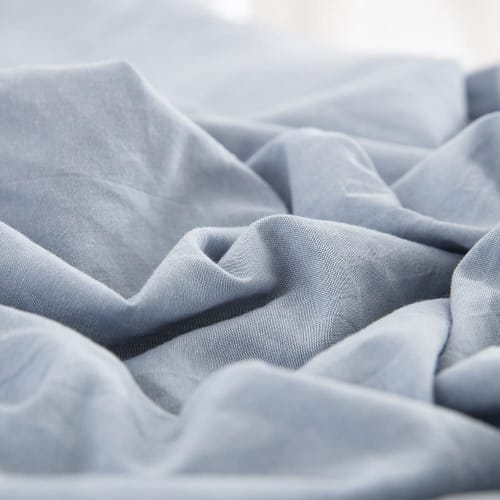 Set of 2 Organic Cotton Pillowcases, 100% Washed Cotton, 2 Pillowcases, 50x70cm, Dust Mite Resistant, Antibacterial, and Odor Resistant, Envelope Styl