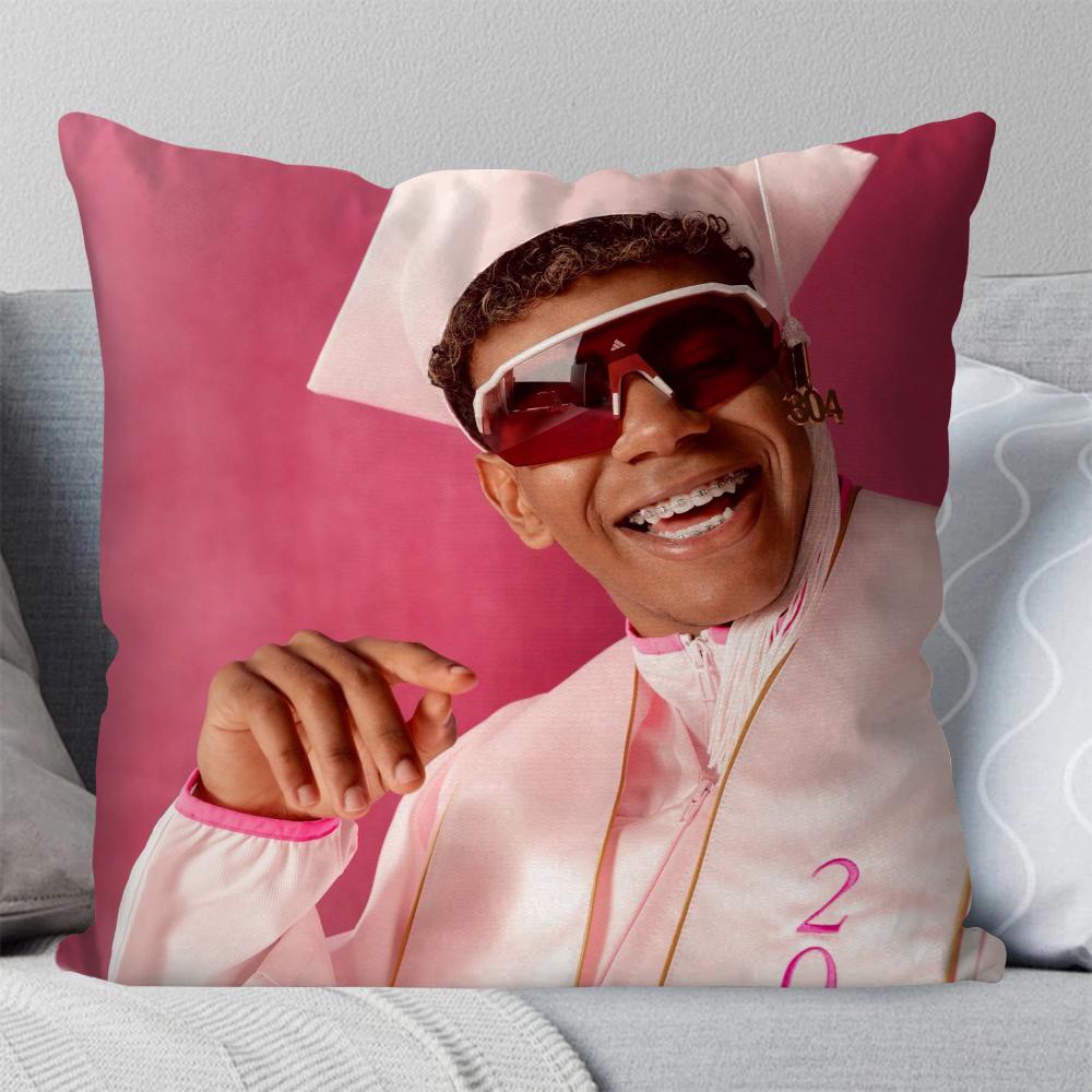 Football L-Lamine Number 19 Y-Yamal Pillow Case Square Pillow Bedroom Sofa Leisure Comfort Car Living Room Home Decoration 40X40