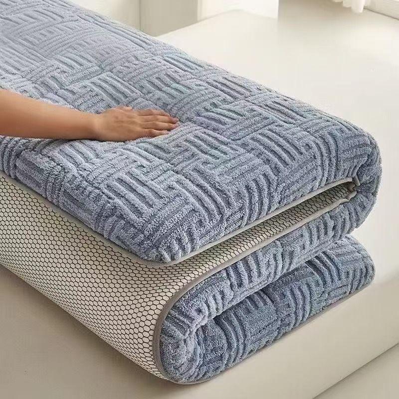 Lambswool Mattress, Home Soft Mattress, Bedroom Mattress Pad, Winter Thickened Warm Milk Fleece Mattress