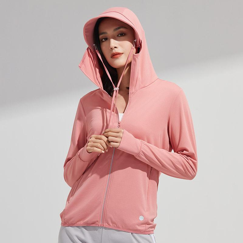 Ice silk sunscreen clothing removable brim face covering women's UPF10 + UV protection fishing sunscreen clothing men's outdoor ventilation
