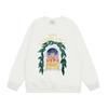 Unisex Oversized Cotton Graphic Print Crewneck Sweatshirt Winter Casual Wear