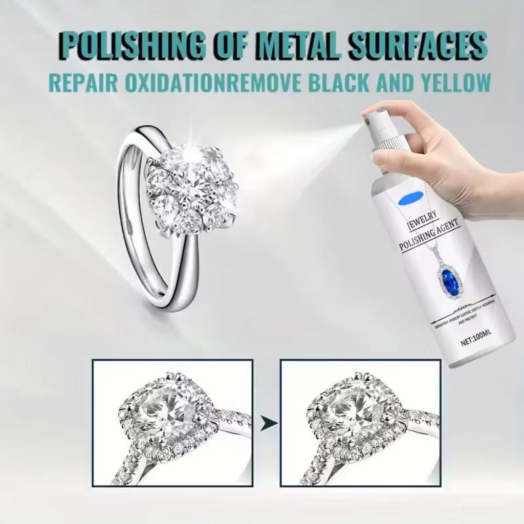 100ml JEWELRY POLISHINGAGENT Spray To Quickly Repairs And Protects The Metal Surface Of Jewelry