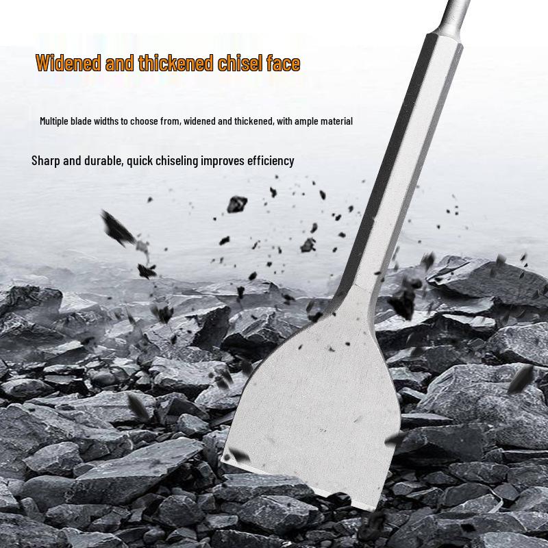 Two-Flute Round Shank Concrete Drill Bit for Light Electric Hammer (150-1000mm)