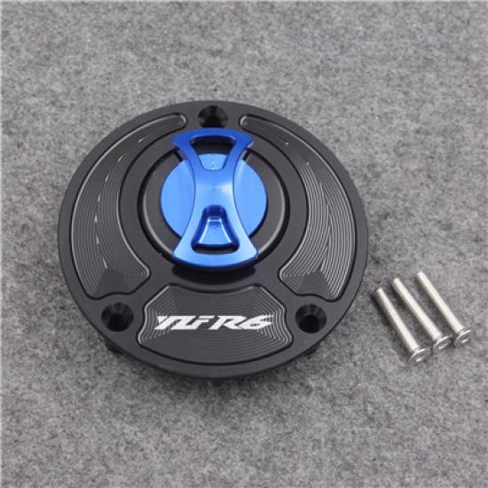 Keyless Motorcycle Fuel Gas Tank Cap Cover For Yamaha R6/R6S (all