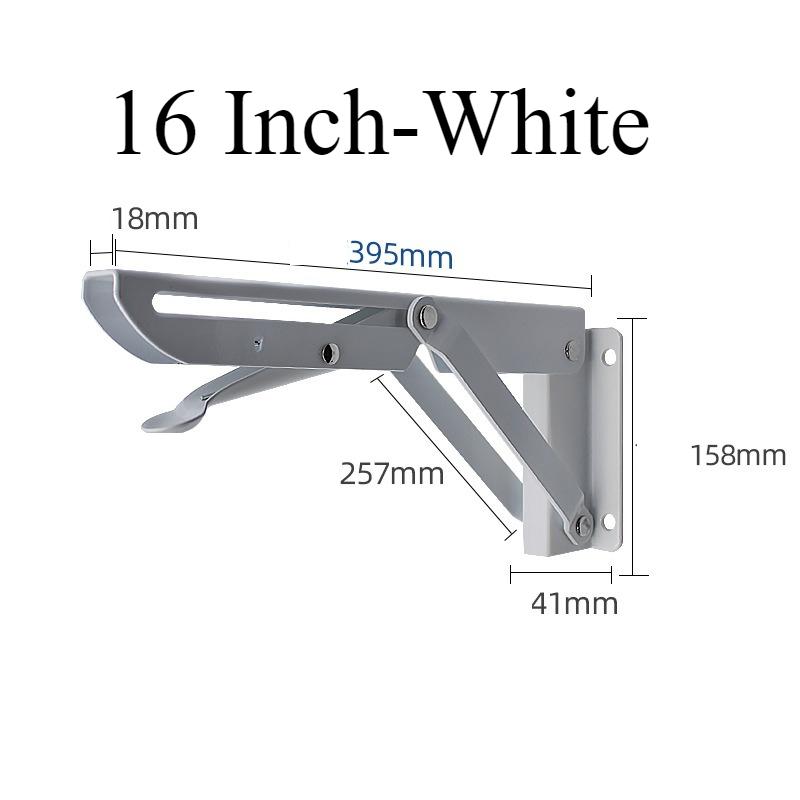 2pcs 8/10/12/14/16/18 Inch Folding Angle Bracket Triangle Shelf Heavy Support Adjustable Wall Mounted Bench
