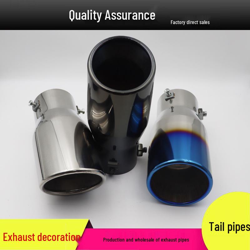 Stainless Steel Tailpipe for Crown 07-17, Camry 10-18, Reiz S6 18, Prado 2700