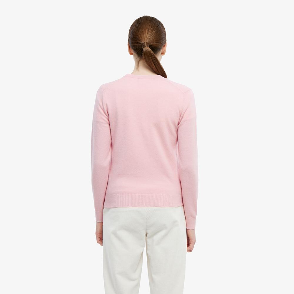 LACOSTE Women'S Basic Crew Neck Sweater Af294E-55N Ady