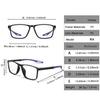 3 Pairs Reading Glasses Photochromic Classic Square Far Sight Presbyopic Glasses Anti Blue Light Blocking Ultralight Eyewear