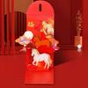 Artistic New Year Money Envelope Chinese Style 3D Lucky Red Pockets  Gift Bag