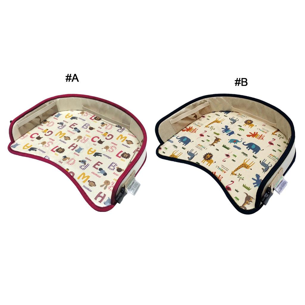 Kids Travel Tray Toddler Car Seat Lap Table Art Supplies Multifunctional For Baby Children Drawing Writing
