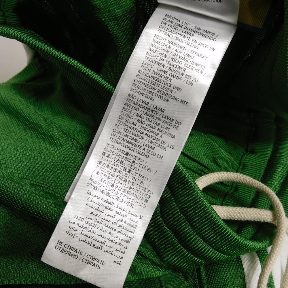 Used Adidas 9539 Interlocking G Sideline Jersey 701441 XKCIH 3229 51178 GG Double G Rayon XS 170/74A Green Men's from
