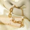 18K Gold Retro Baroque Freshwater Pearl Bracelet - Elegant European & American Style in Light Luxury Titanium Steel