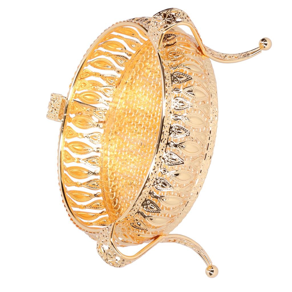 Fruit Tray Metal Round Place Snacks Small Jewelry Multifunctional Home Ornaments