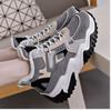 2025 autumn new Korean version of dad and girls shoes ins tide lace-up platform student sports and leisure shoes increase