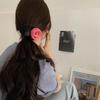 Flower Rose Hair Rope Hair Tie Elastic Hair Band Temperament Silk Satin Hair Rope  Kids
