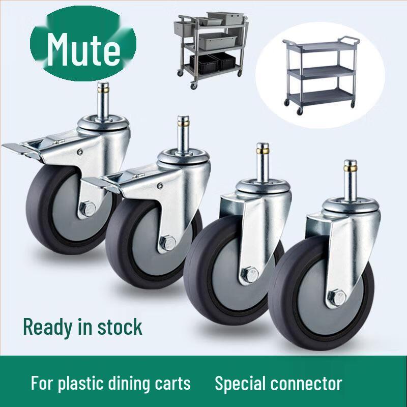 4-inch Rubber Swivel Caster Wheel