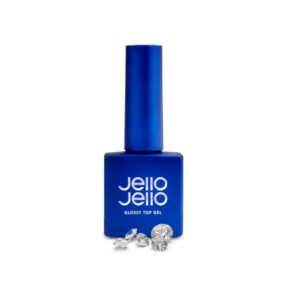Jello Jello 3-Step Peel-Off Gel Nail System Kit – Base Gel, No-Wipe Glossy Top Gel & One Kill Remover | Acetone-Free Gel Removal (10ml + 10ml + 30ml)