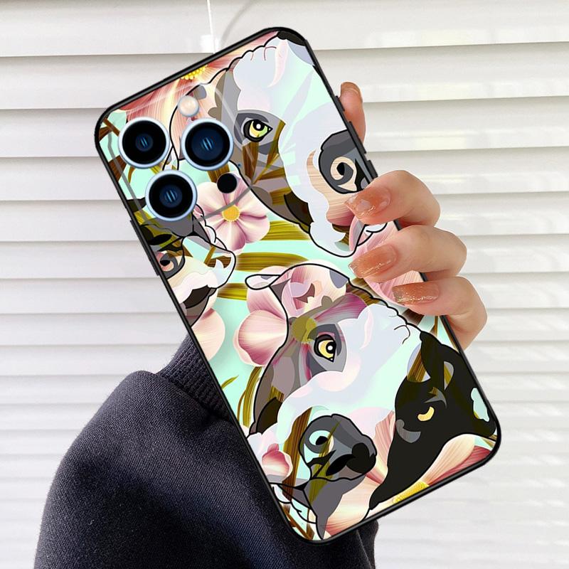 

Boxer Dog Phone Case For iPhone 16 14 13 12 11 15 17 Pro Max mini 15 16 Plus 16e 17 Air Cover Fundas iPhone 12 mini