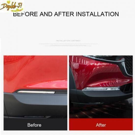 Chrome Accessories Front Fog Light Lamp Cover Trim For Mazda CX-30 -