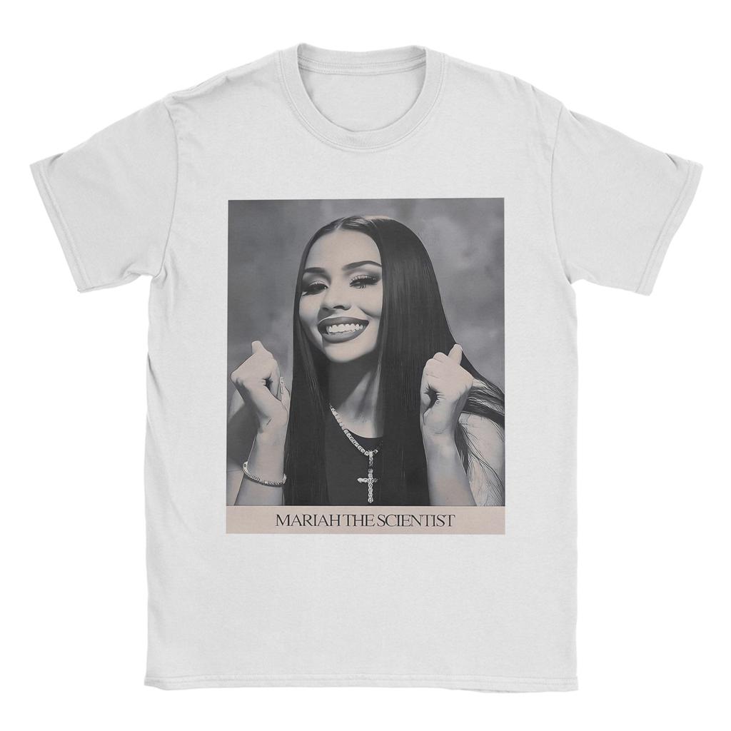 Novelty Retro Mariah The Scientist T-Shirt Men's Round Neck Short Sleeve Top Tee  Cotton Summer Top Tee