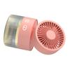 Mini Water Cooled Fan Foldable Small Desk Cooler Fan ABS USB Spray Mist Electric Fan for Home Library Office