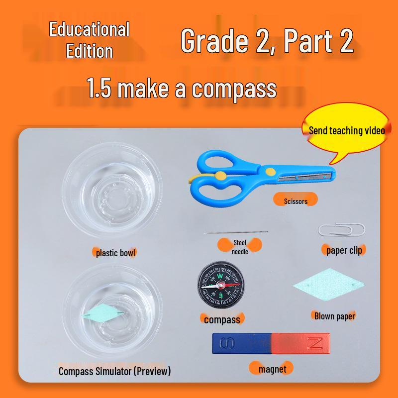 

Набор для научных экспериментов для второго класса: Набор компаса