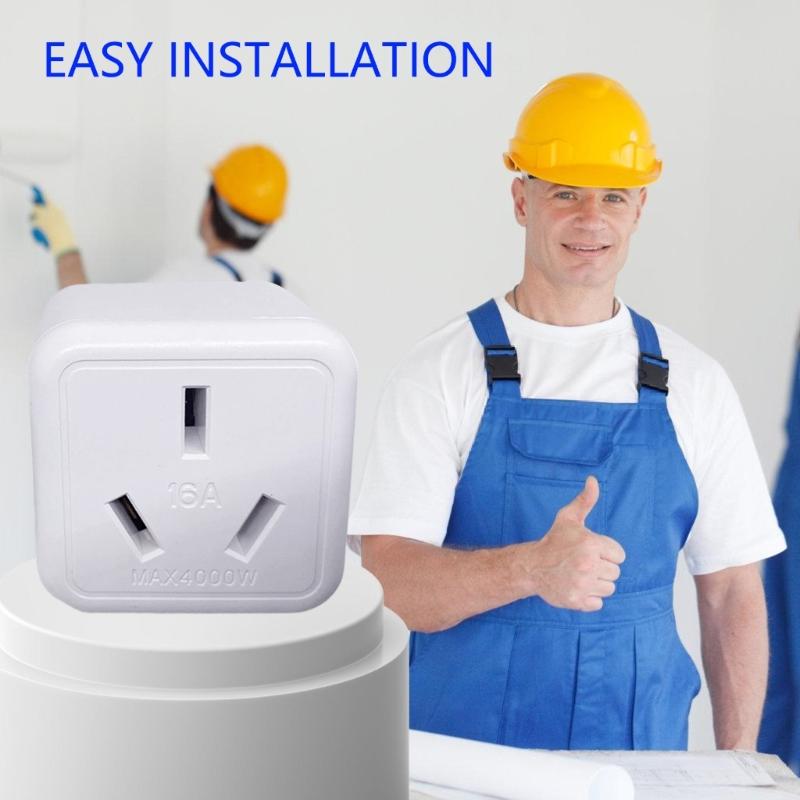 Wytrzymały adapter elektryczny 16A 10A na 16A Konwerter mocy Australia do klimatyzacji Maszyny do ogrzewania elektrycznego