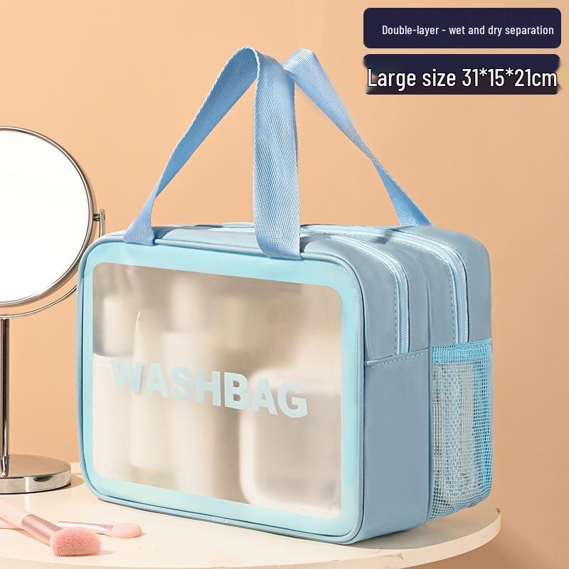 Large Capacity Waterproof Cosmetic & Travel Bag with Wet/Dry Separation